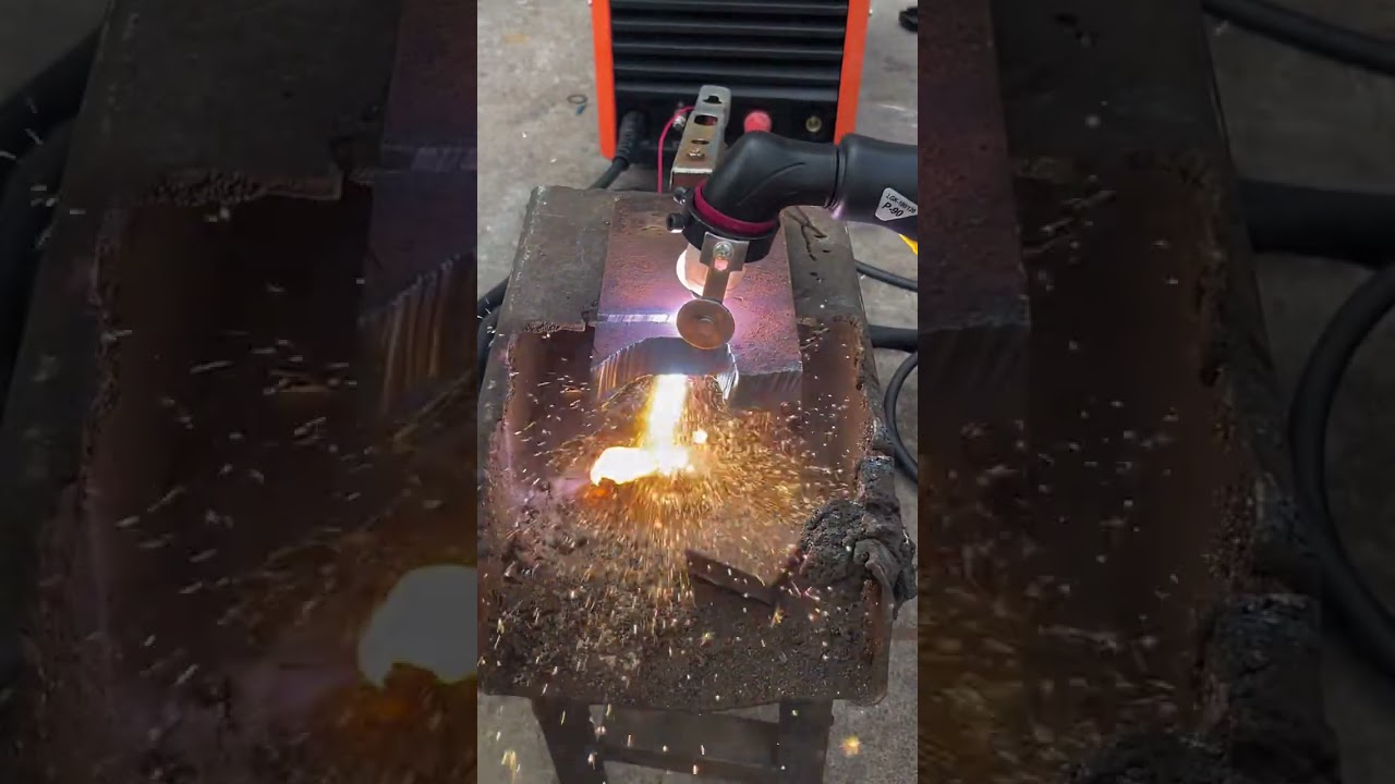 160 model built-in air pump plasma cutting machine #viralvideo #youtubeshort