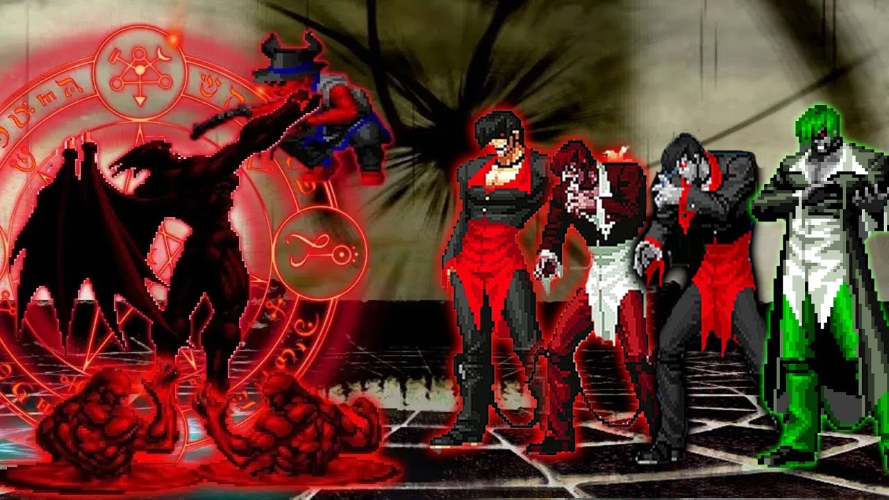 [Mugen KOF] EPIC FIGHT Satanic Choi Vs Iori Yagami Team