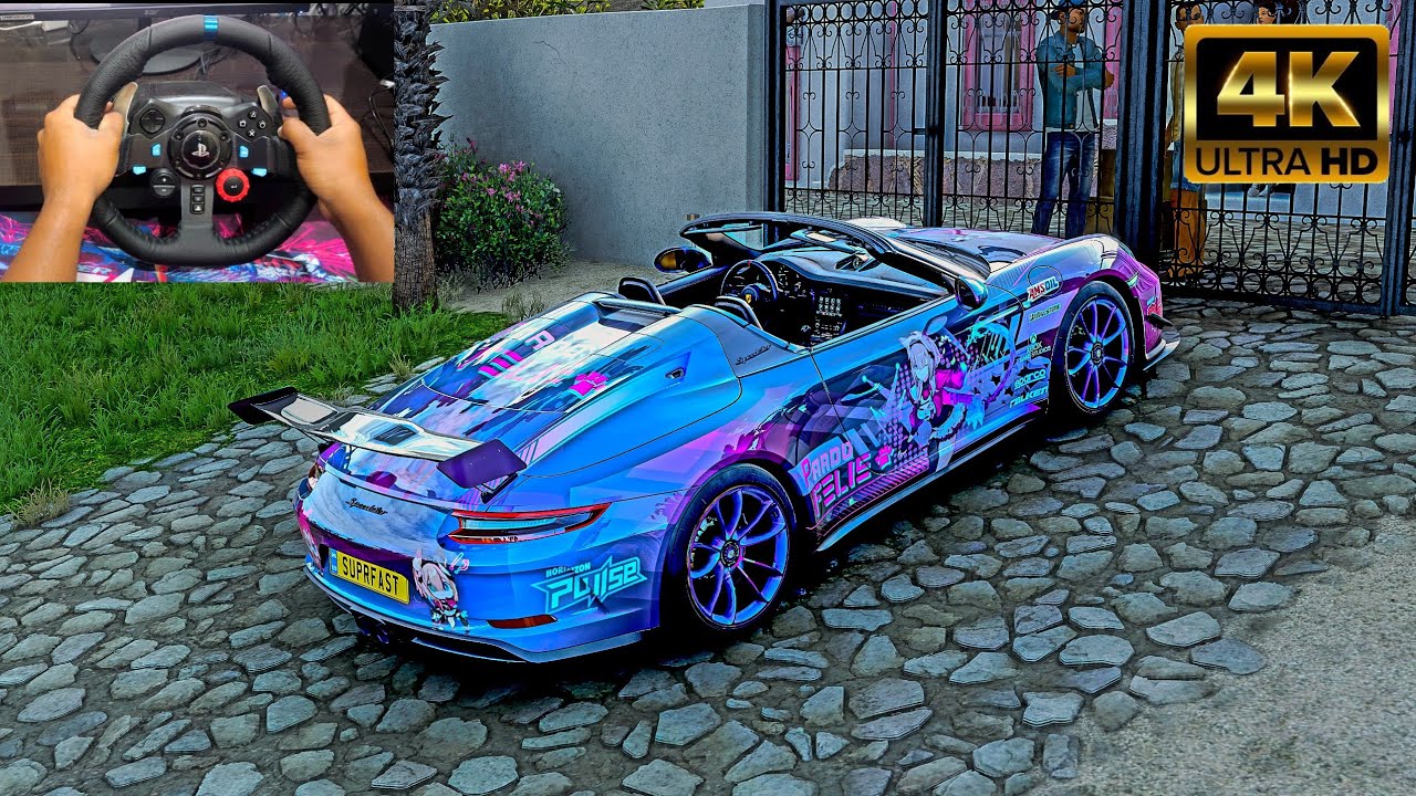 Porsche 911 Speedster (807 HP)| Forza Horizon 5 | Logitech G29 Gameplay |