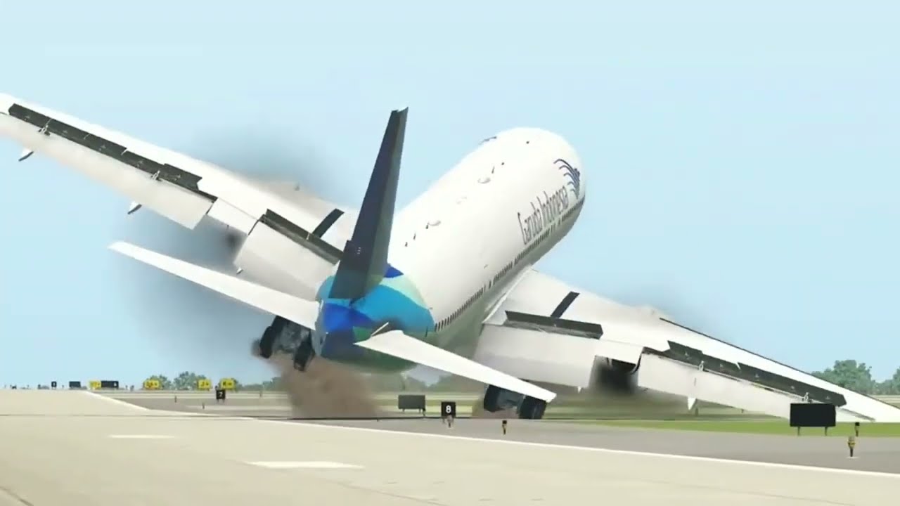 Imperfect Landing ! Crazy Landing ! Garuda Indonesia, Leopard  Air, Karter Sonic Air, Neverlands Air