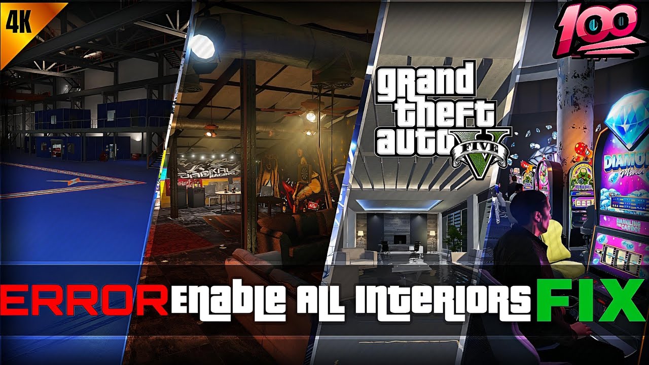 GTA V Enable All Interiors Mod Not Working