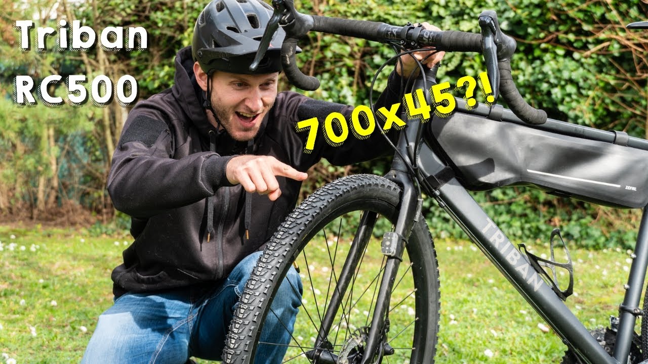 Quelle Largeur de Pneu MAX sur un Triban RC500 ? Je test le 700x40 et 700x45 🔥