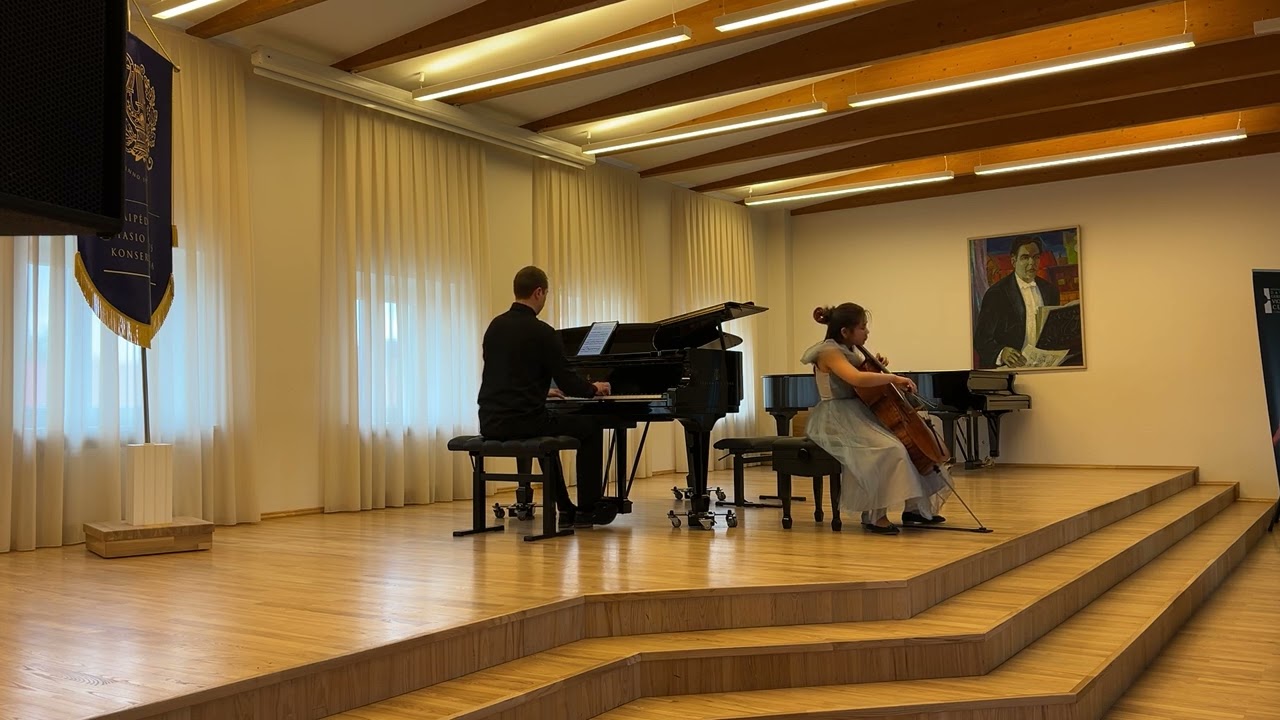 Aleksandra Libenzon, 12 yo, International Klaipėda David Geringas Cello Competition 2025