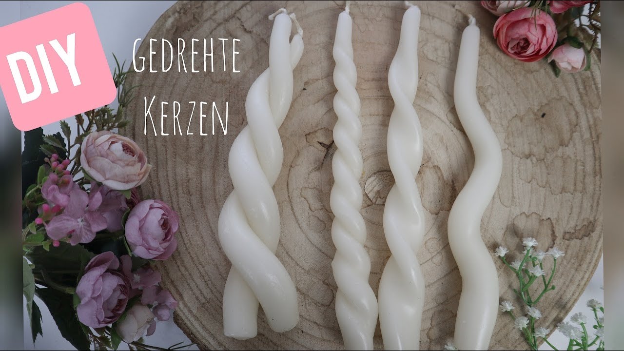 DIY gedrehte Kerzen | Twisted Candles