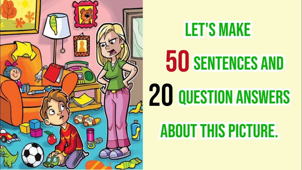 Learn English Through Picture Description |  Describe Picture in Simple Sentences