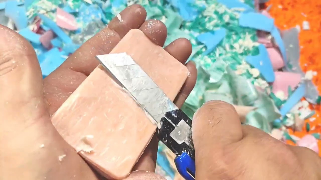 ASMR Carving soap. Soothing cutting soap | ASMR soap.