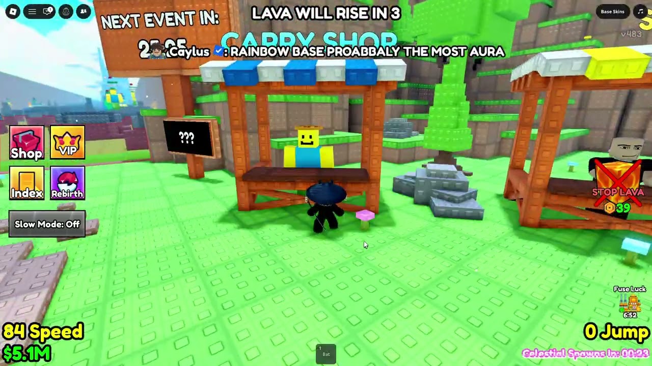 Admin Abuse Survive Lava For Brainrots!