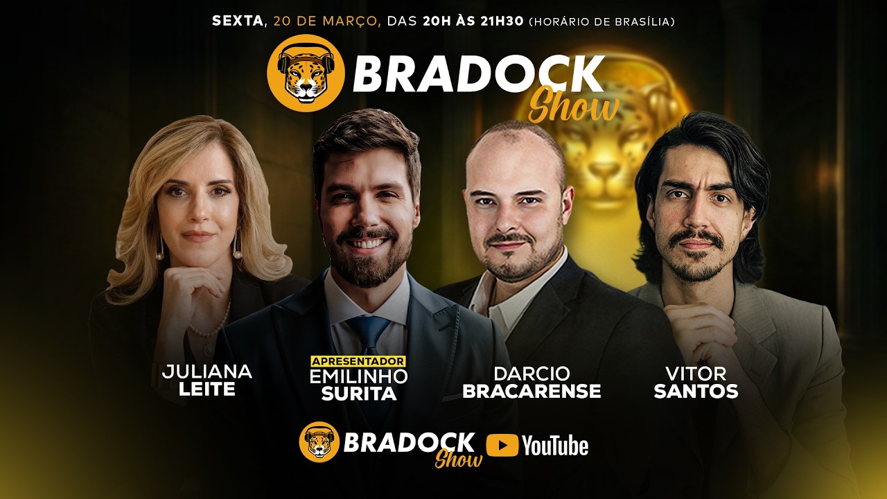 Bradock Show 20/03/26 - Emilinho Surita, Ju Leite, Darcio e Vitor Santos Metaforando