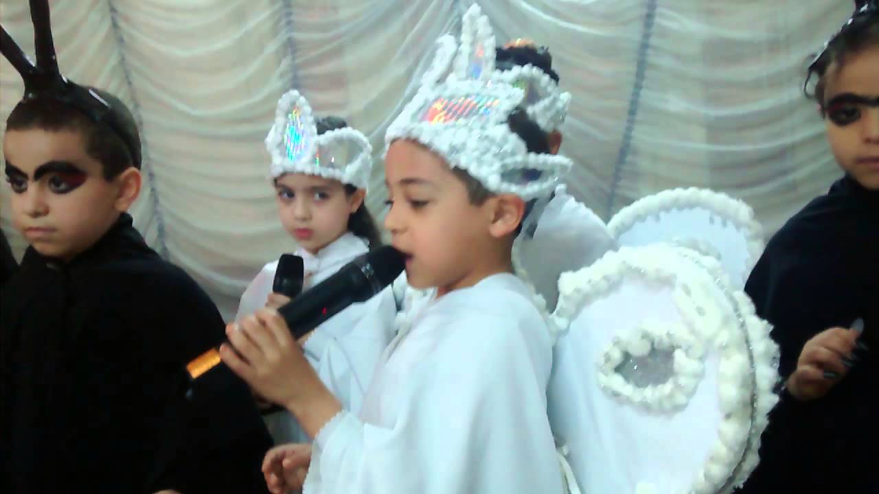مسرحية الخير والشر لاطفال حضانة الزهور الخاصة بالبلينا