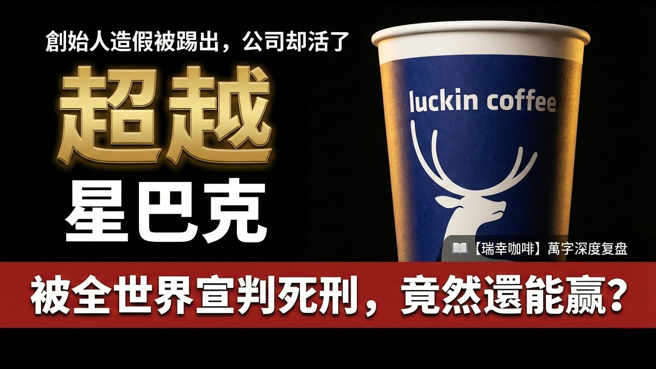 【一個視頻看懂瑞幸咖啡】：創始人跑了，系統沒跑，星巴克慌了