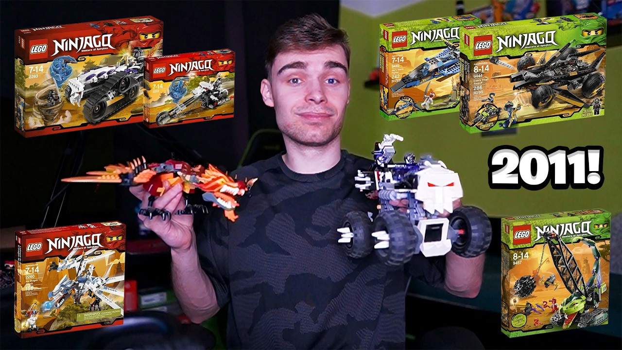 MOJE VZÁCNÁ LEGO NINJAGO SBÍRKA Z ROKU 2011!