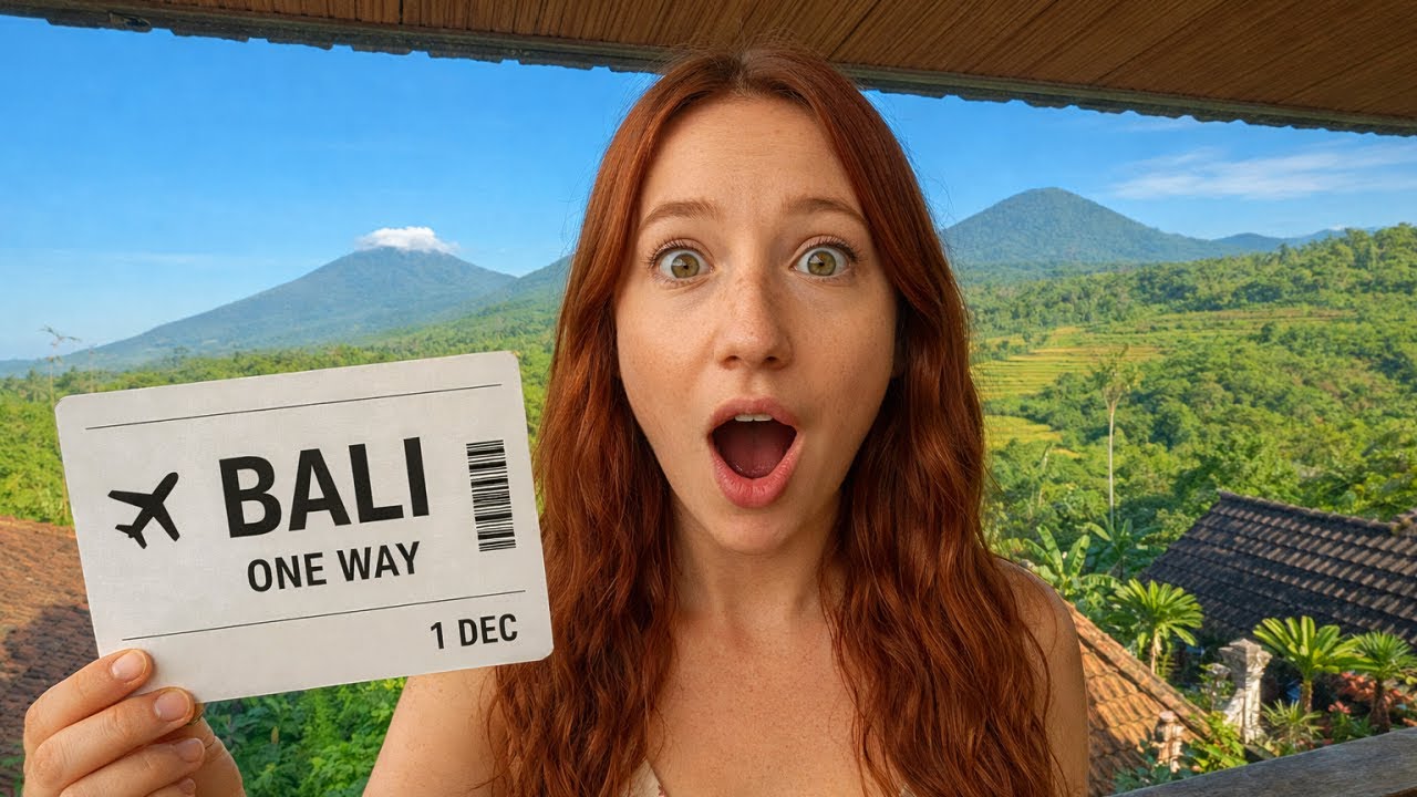booking a one way across the world with no plan...