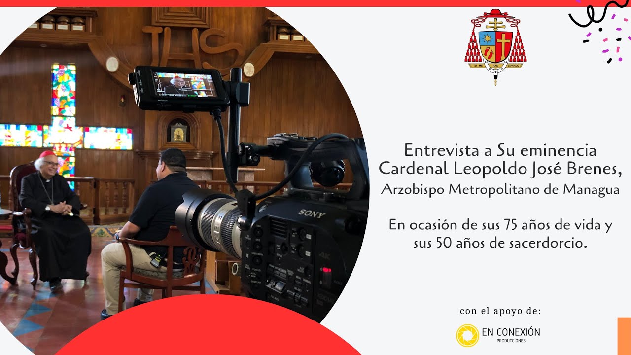 Entrevista Cardenal Brenes 75 Años de vida.
