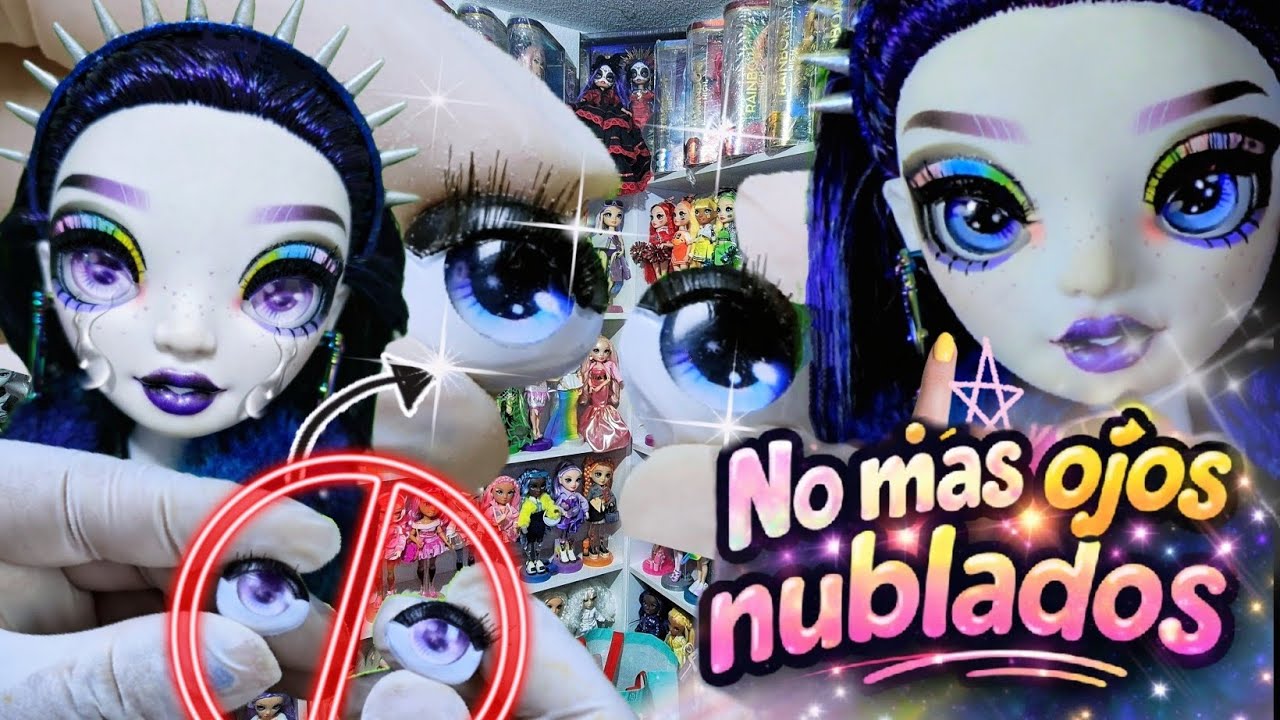 🌈 TUTORIAL: ¿Como Reparar Ojos de Rainbow High / Shadow High? 🗒🎨✂️