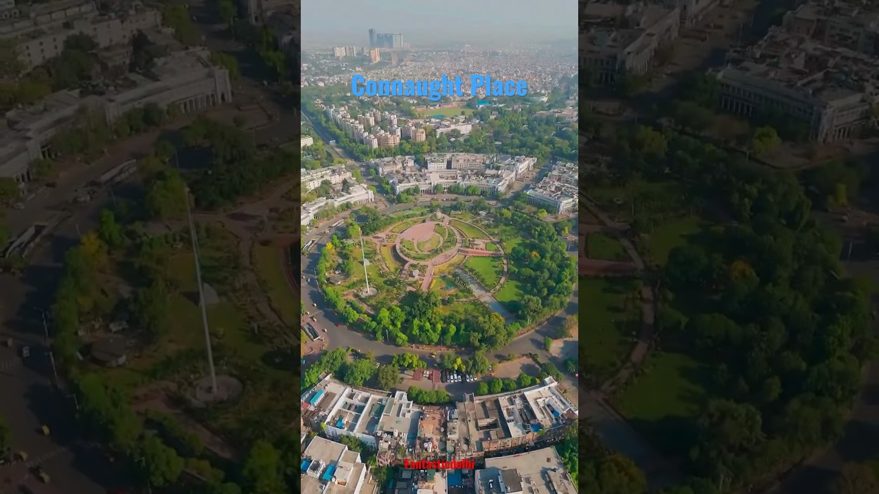 Drone view of Connaught place 😍 #connaughtplace #delhi #delhincr #delhimetro #delhiuniversity