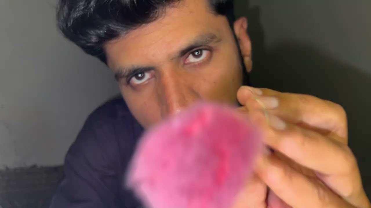 ASMR fast & Aggressive spit painting with mouth sounds your favorite 