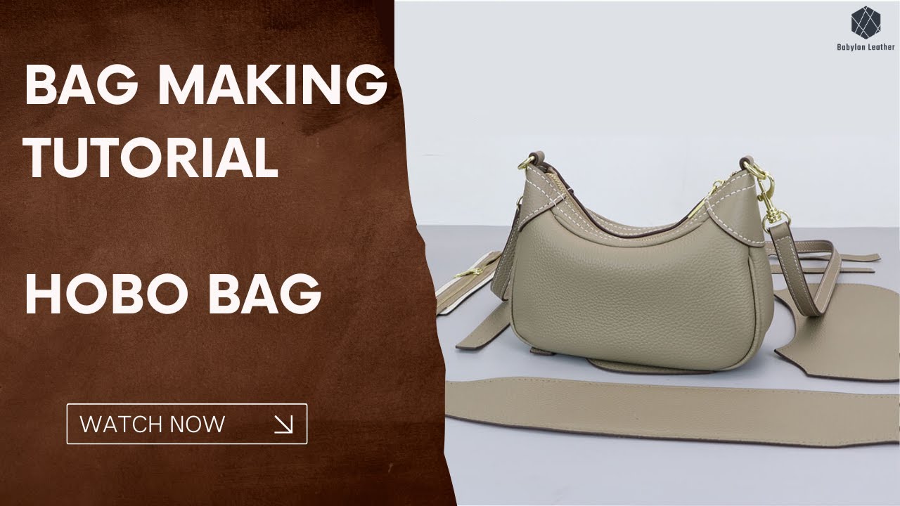 Try to make This Hobo Crossbody Bag - Easy Tutorial!  | Babylon Leather Kit SY115