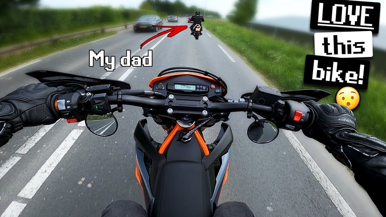 KTM 690 SMC R Vs New Tires Vs Riding With My Dad