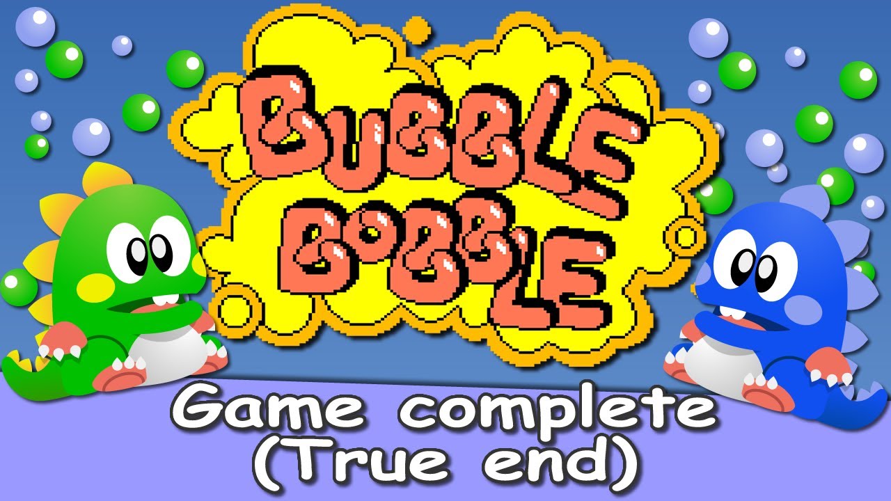 Bubble Bobble (Arcade) Full game complete (true ending) 🕹️ No deaths - No cheats - HD 60fps