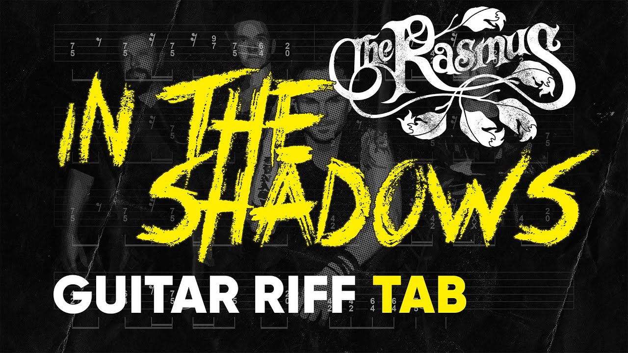 The Rasmus: In the Shadows | Guitar Riff | Tab | Lesson | Tutorial |