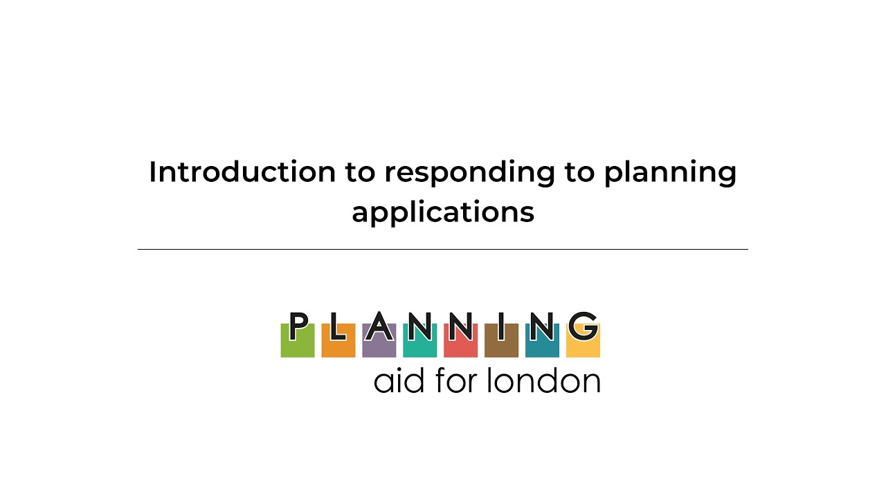 Introduction to responding to planning applications