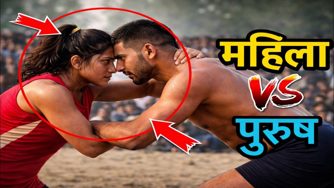 बेशर्म कुस्ती मर्दों की इज्ज़त को किया शर्मशार। रूबी थापा पहलवान ने। girl vs boys ki new kushti