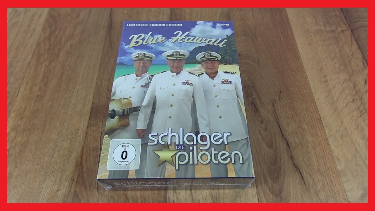 Die Schlagerpiloten - Blue Hawaii (Fanbox) Schlager Unboxing
