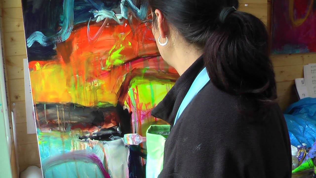 acrylic painting by Anna Hryniewicz artist