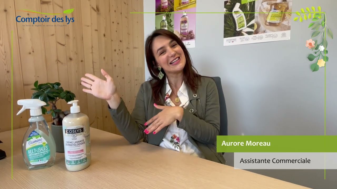 Le portrait d'Aurore, assistante commerciale Comptoir des Lys
