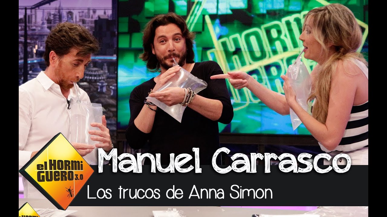 Anna Simon enseña a Manuel Carrasco cómo fabricar una gaita - El Hormiguero 3.0