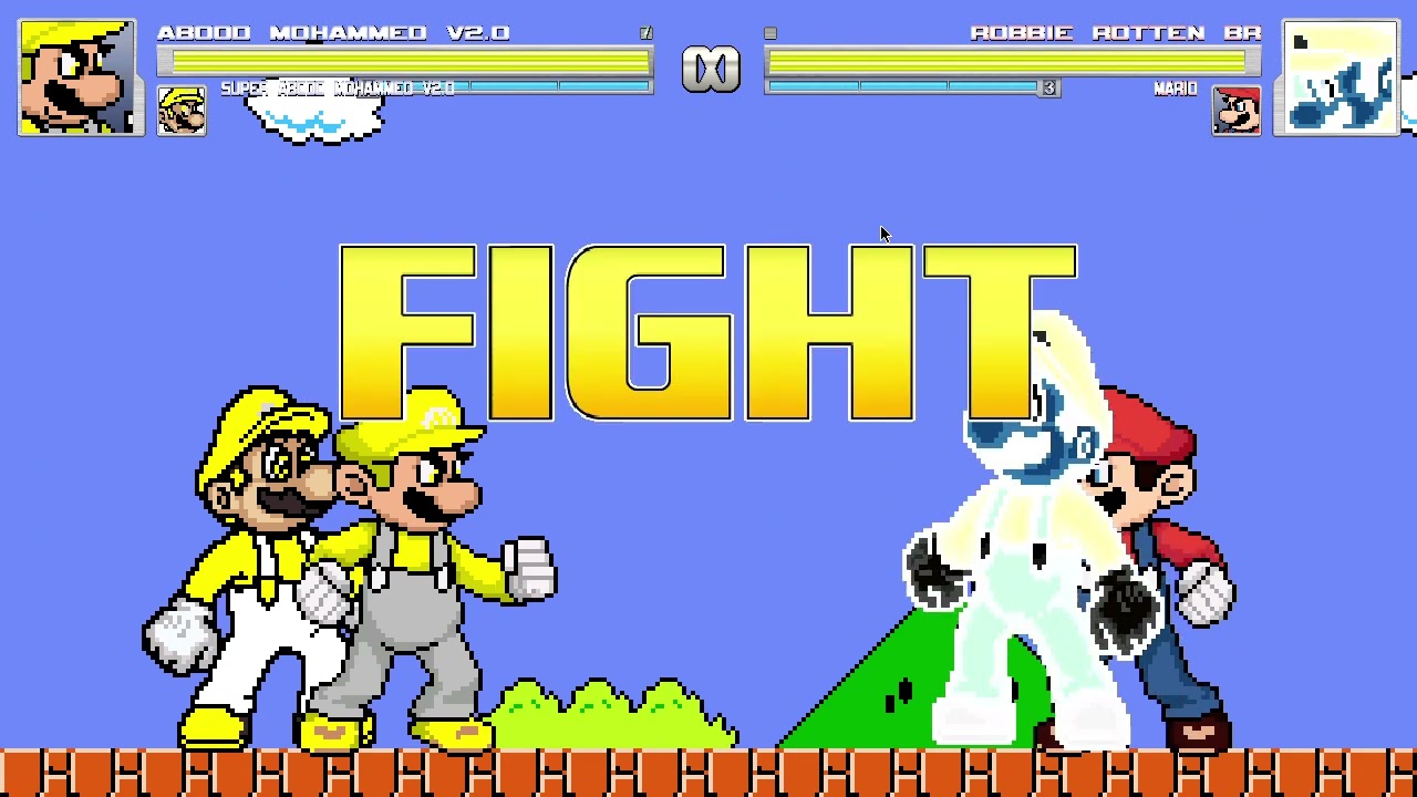 MUGEN Survival #287: SSB Abood Mohammed v2.0(eu) e Super Abood Mohammed v2.0