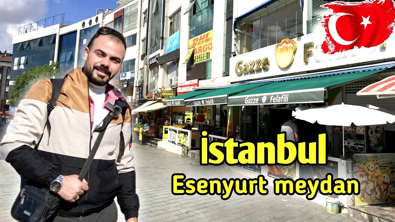 أكثر مكاناً يوجد فيه العرب جولة في منطقة اسنيورت🇹🇷إسطنبول Most of the place where the Arabs are