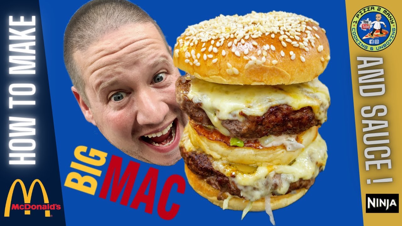 Air Fryer McDonalds BIG MAC at home | BETTER Than Original !