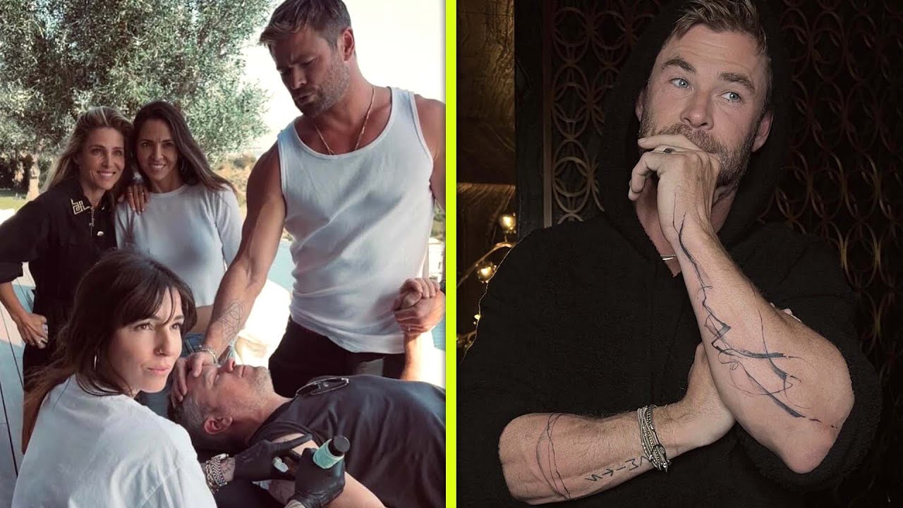 Chris Hemsworth and Matt Damon Got TATTOOED Together!