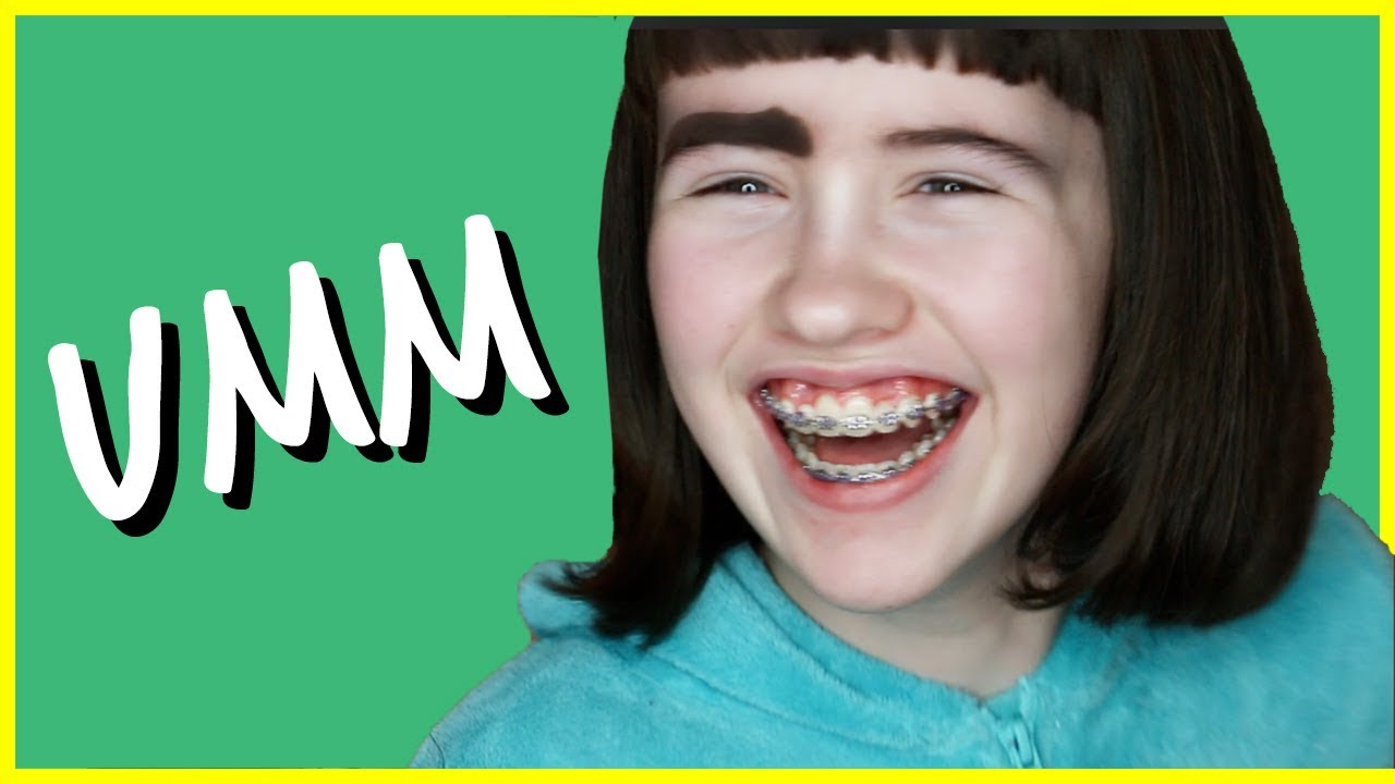 WE TRY OUT THE EYEBROW STAMP...
