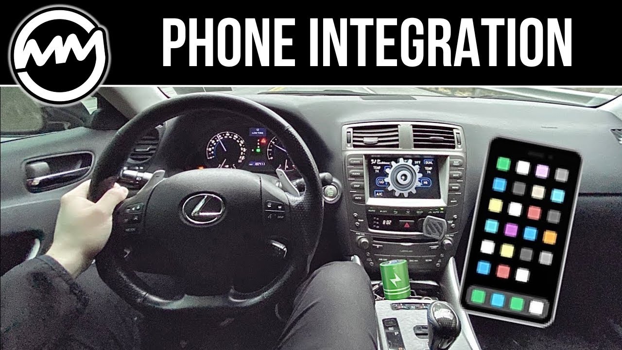 My Lexus IS Stereo Setup: Bluetooth + Charging + Phone Mount!