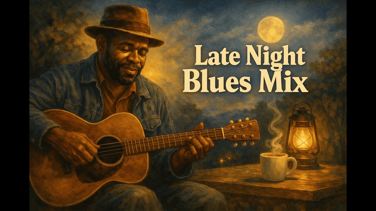 Late Night Blues Mix - 1 Hour of Emotional Slow Blues