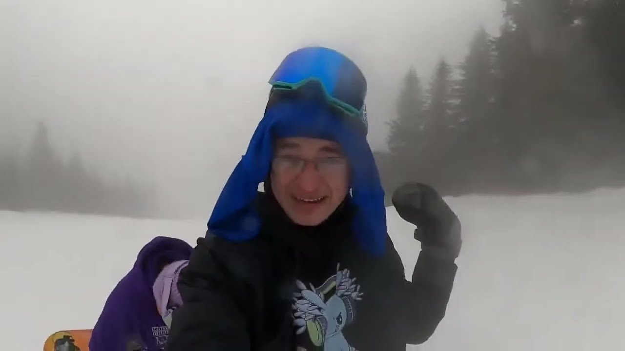 Mom Goes SNOWBOARDING