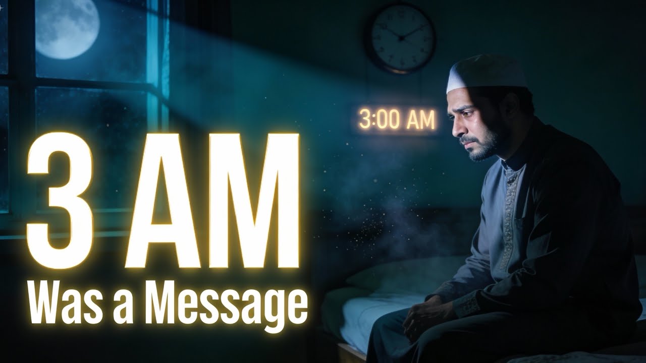 The Real Reason Allah Wakes You Up at 3 AM – Listen to This Tonight