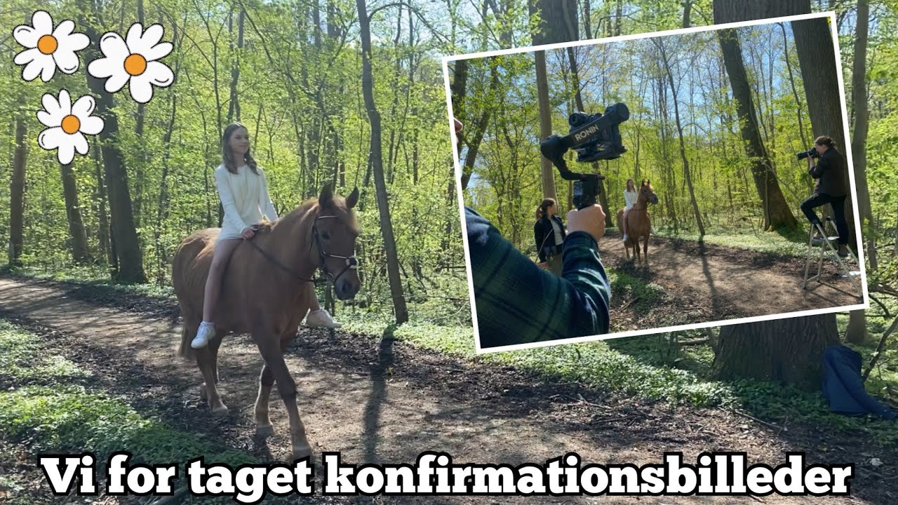Vi får taget KONFIRMATIONS-BILLEDER | Vlog!