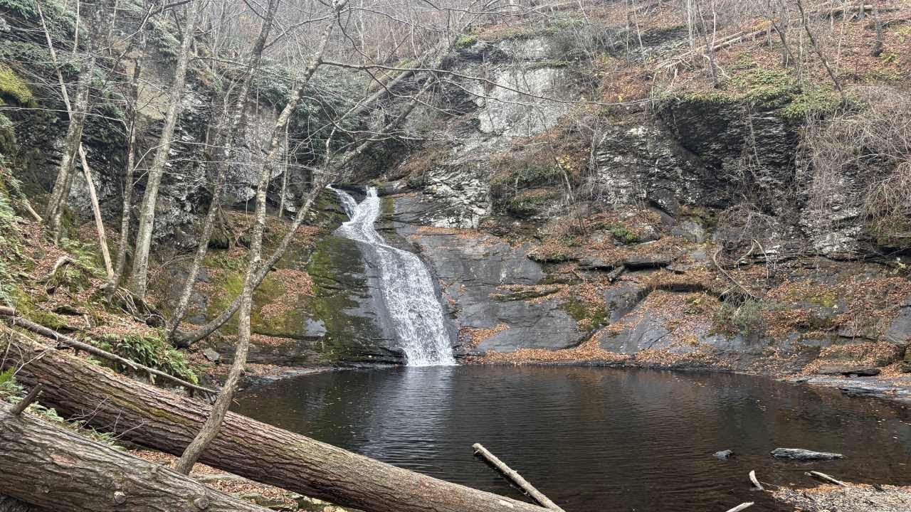 Hornbecks Creek (Indian Ladders) - Hiking = Waterfall - Delaware Water Gap National Recreation Area