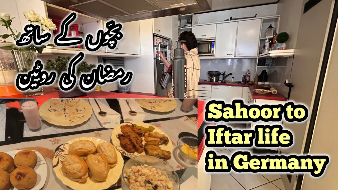 Full-Day Ramadan Routine with Kids | Grocery, Iftar Prep & More |Life in Germany 🇩🇪