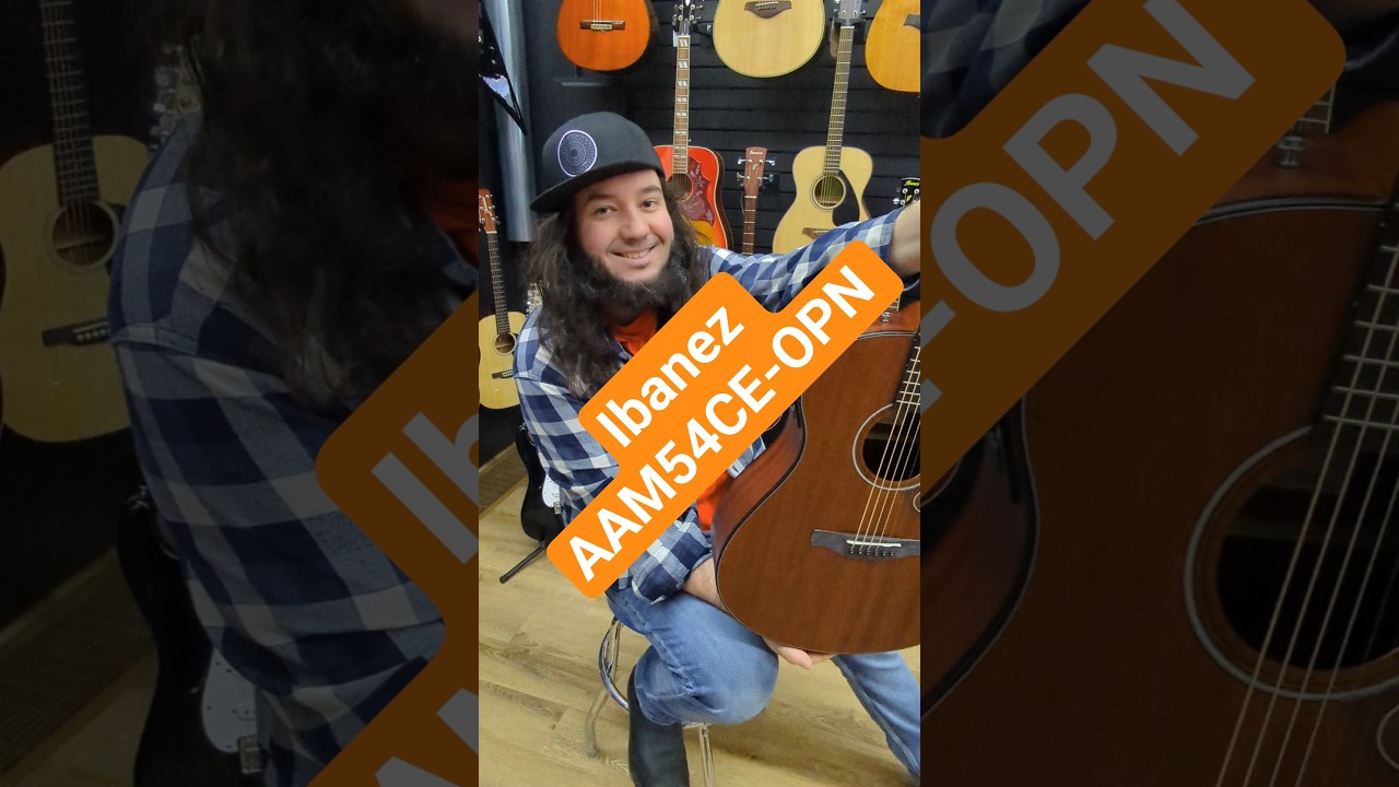 Ibanez AAM54CE-OPN #guitar #ibanezacoustic #ibanez #ibanezguitar #musicshop #musicstore #love #fun