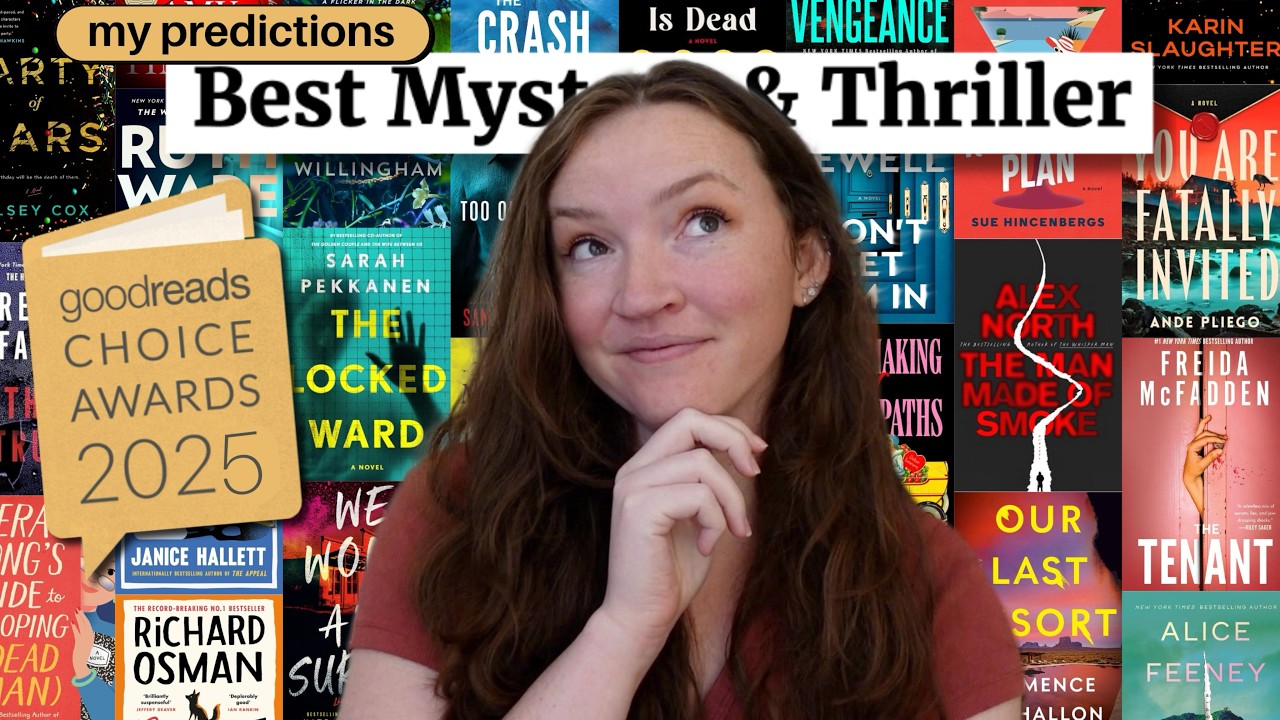 Мой прогноз на премию Goodreads Choice Awards 2025 &mdash; лучшие книги в жанре детектив/триллер 🏆