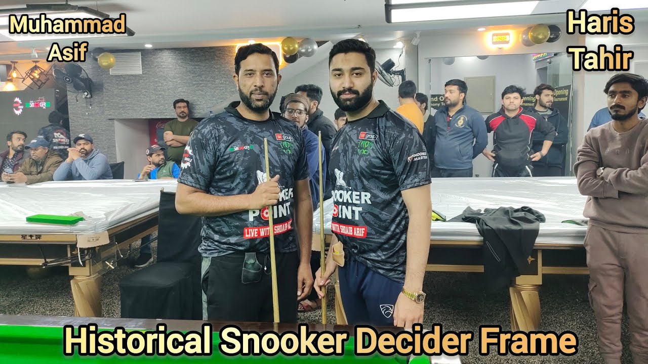 Snooker Historical Deciding Frame 3_3 | Haris Tahir VS Muhammad Asif | Snooker QF Match | Champions