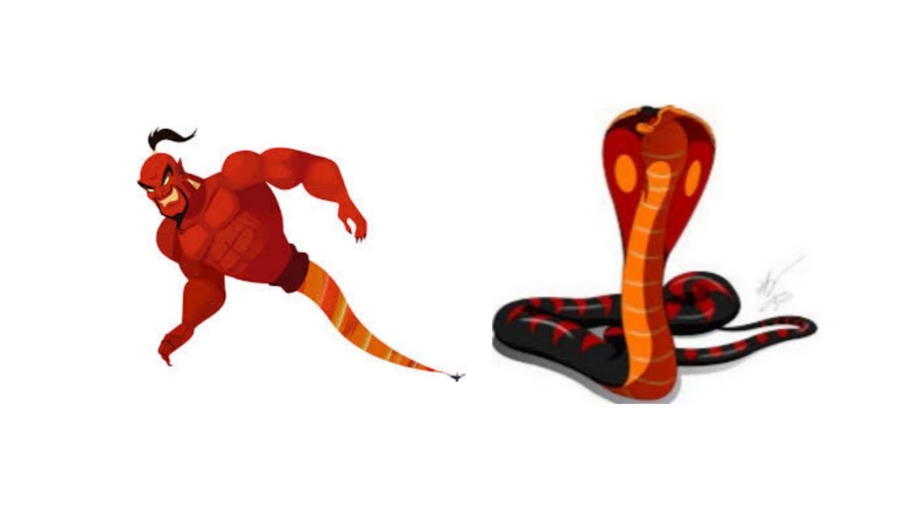Jafar Snake vs Jafar Genie