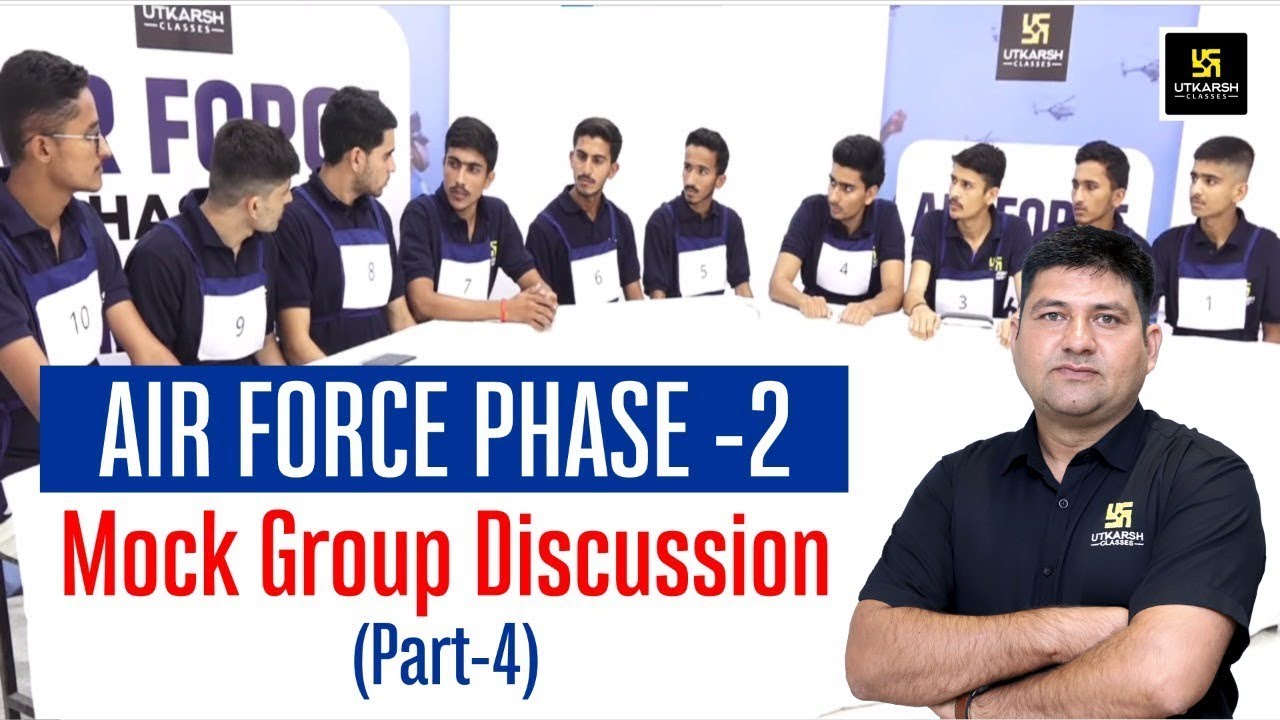 Defence Academy|Group Discussion For Crack Air Force Phase - II GOPI RAM Sir|| SV Singh Sir