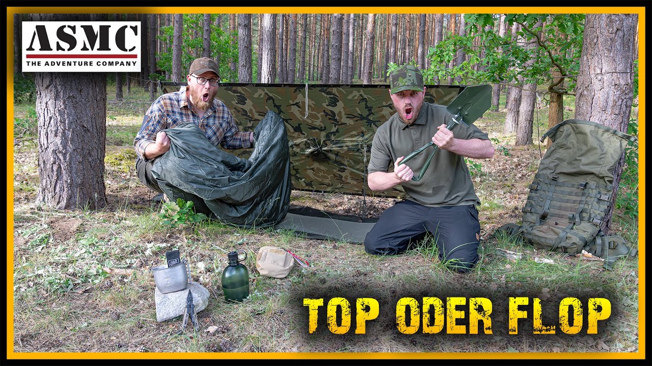 Outdoor Ausrüstung von ASMC - Bushcraft Survival Camping Test