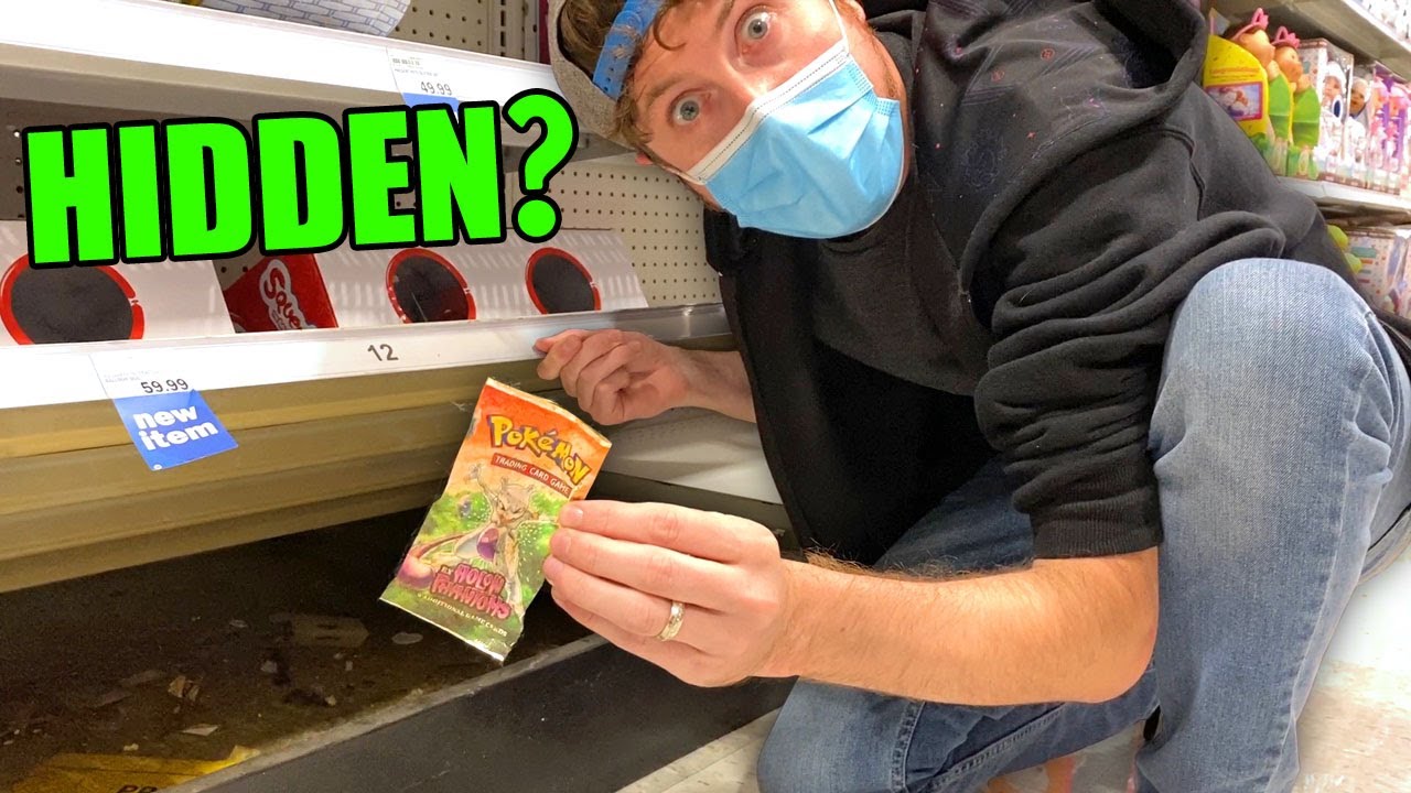 THE SEARCH FOR HIDDEN POKEMON CARD PACKS AT THE STORES! Almost Struck Gold With This Find #73