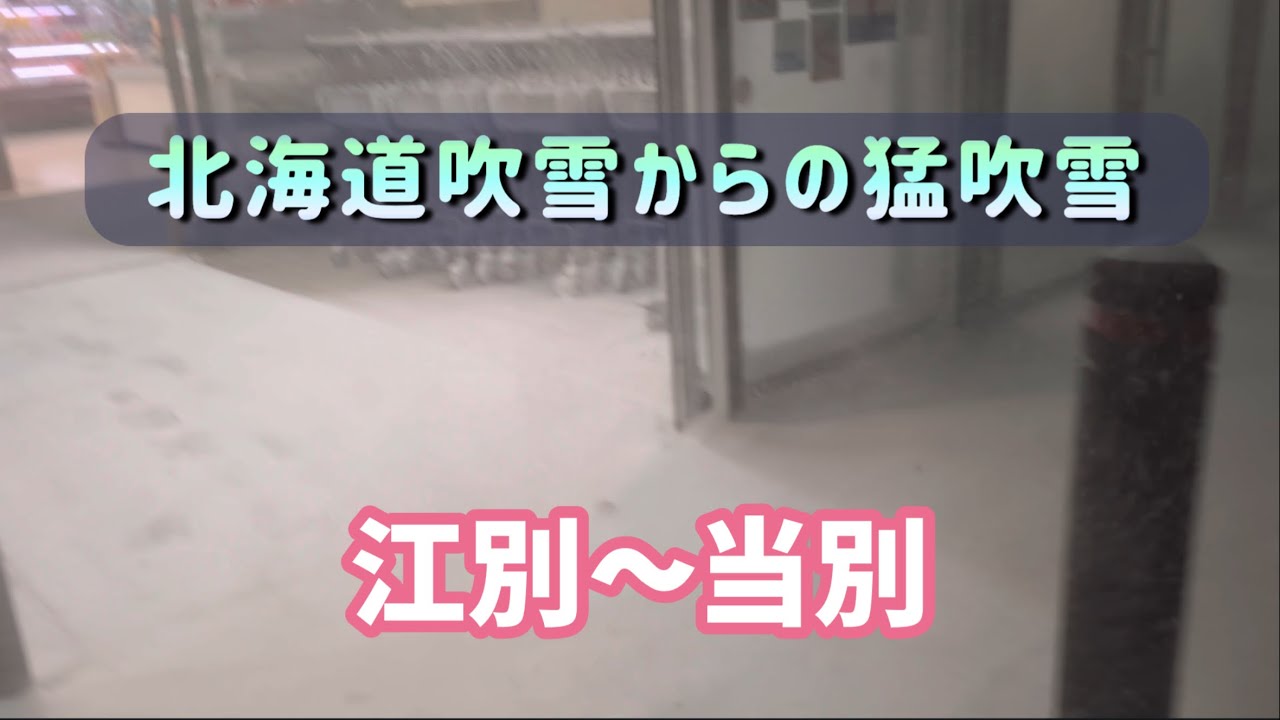 【北海道50代ダンプ女子】本日の猛吹雪